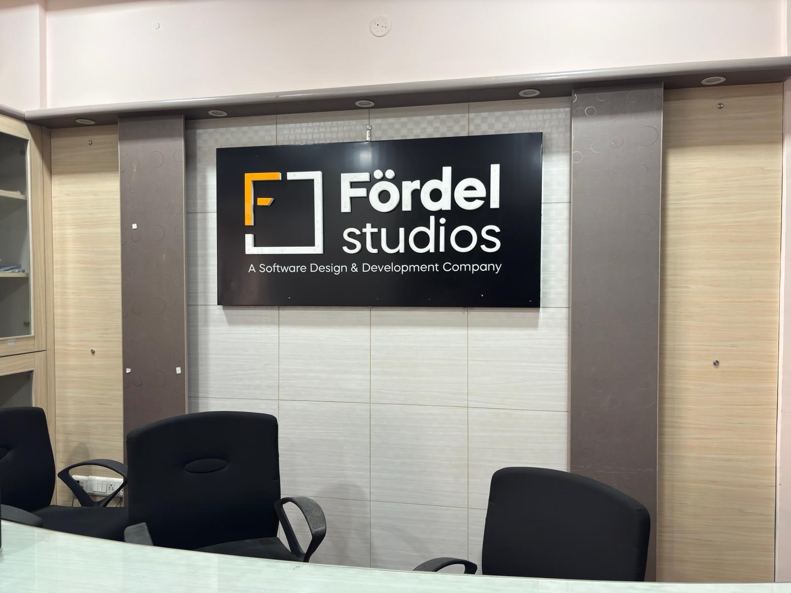 Fordel Studios office signage